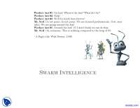 Swarm Intelligence - Advanced Theory of Computation - Lecture Slides