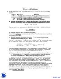 Atomic Mass - Alternative Energy Engineering - Solved Homework