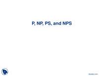 P, NP and Polynomial Space - Advanced Theory of Computation - Lecture Slides