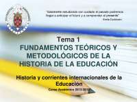 Fundamentos de la Historia de la Educacion - Apuntes de Ciencias de la ...