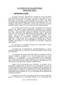 Resumen Libro Historia de la Publicidad