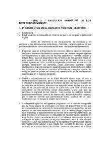 Derechos humanos tema 2 - Apuntes de Derechos Humanos | Docsity