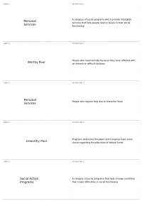 Terminology and Concepts in Social Work: A Comprehensive Glossary
