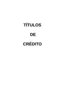 Conceito e princípios dos títulos de crédito