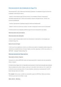 Apostila - Dimensionamento das Instalações de Água Fria