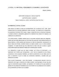 Lo ideal y lo material - Maurice Godelier