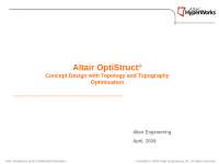 Printed Edition - optistruct optimization 10 0 rev1 - tutoriais ...