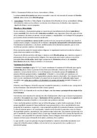 Historia Teoría Política - Tema 1