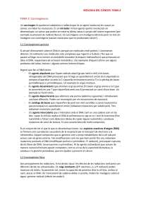 Biología del Cáncer: Tema 2 - Carcinogénesis - Prof. Abril