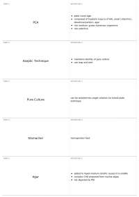FSC 441 Exam 1 | FSC 441 - Food Microbiology Laboratory