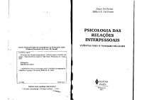 Psicologia das Relações Interpessoais - Almir Del Prette e Zilda A P Del Prette