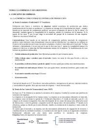 Introduccion a la empresa I tema 1 - Apuntes de Administración de ...