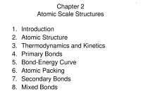 Atomic Scale Structures - Lecture Slides | MSE 2001 - Docsity