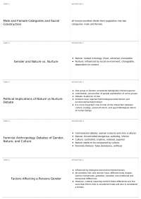 Gender, Nature, Nurture: A Comprehensive Study on the Interplay of Biology and Society