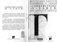 Construindo o Saber - Metodologia Cientìfica, Fundamentos e Técnicas (livro)