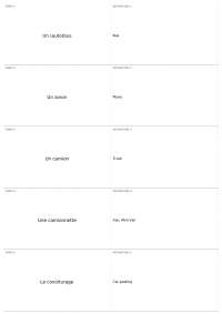 La Vie en Action | FRN 201 - Second-Year French I