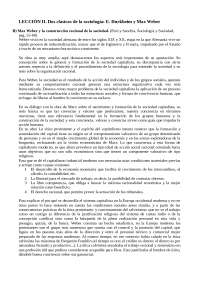 Sociología - Max Weber - Sociología y Sociedad - Picó y Sanchis