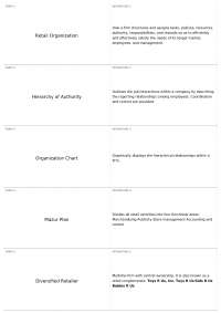 Exam 2 Ch. 11-20 | MAR 4231 - Retail Marketing
