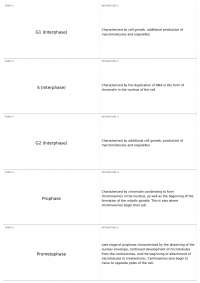 Exam III Review - 4/2/2014 | BS 161 - Cells and Molecules