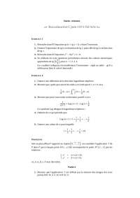 Sciences Math - exercices 5 - Docsity