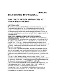 derecho comercio internacional