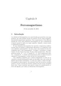 Modelo de Ising: Ferromagnetismo e Paramagnetismo