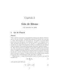 Gás de fótons em física estatística