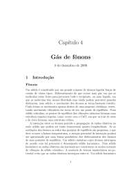 Gás de fônons, cap.4