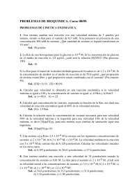 PROBLEMAS CINETICA