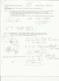 Mechanics of Materials exam with answers | EM 3213 - Docsity