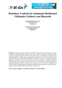 automação residencial usando bluetoofh do celular