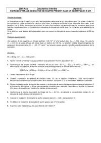 Chimie - exercices sur le titrage du dioxyde de soufre présent dans un ...