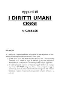 I DIRITTI UMANI OGGI - A. CASSESE