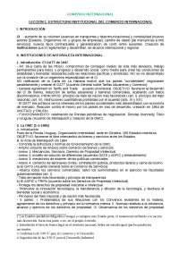 SUMARIO D. COMERCIO INTERNACIONAL