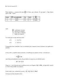 Calculo de Forças em uma Comporta Inclinada