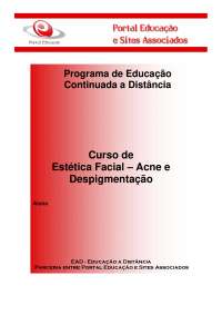 Estética Facial – Acne e Despigmentação