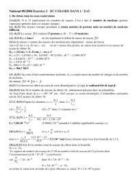 pondichery 2006 quand un acide rencontre une base