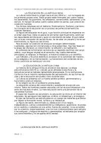 Historia de la educacion - Apuntes de Ciencias de la Educación - Docsity