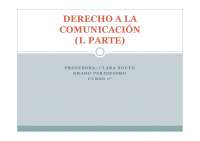 Apuntes de derecho de la comunicación