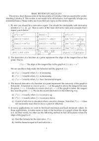 Basic Review of Calculus I - Mechanics of Food Processing | NFSC 414