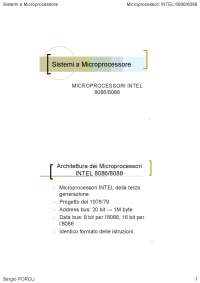 Microprocessori INTEL 8086/8088