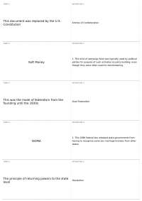 Final Exam | POLS 101 - American National Government | Quizzes Local ...
