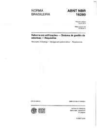 NBR 16280 - reformas