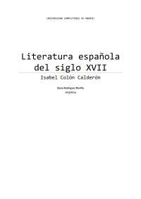 Literatura española del siglo XVII