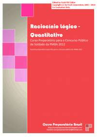 Apostila PM-BA 2012.rar - PDF - raciocinio l?gico quantitativo