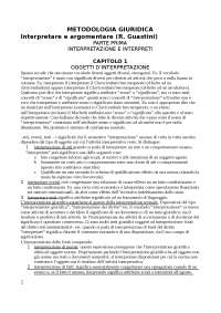 riassunto Guastini interpretare e argomentare