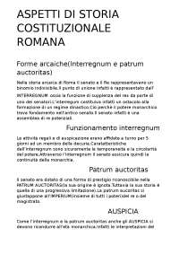 Aspetti di storia costituzionale romana