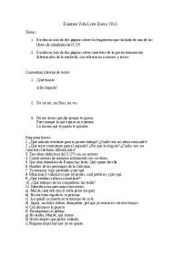 Examen Viña Liste Enero