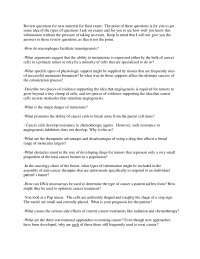 Review Questions for Final Exam | Biology of Cancer | BSCI 433