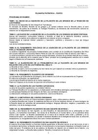 Apunte final de Historia de la Filosofi?a Medieval
